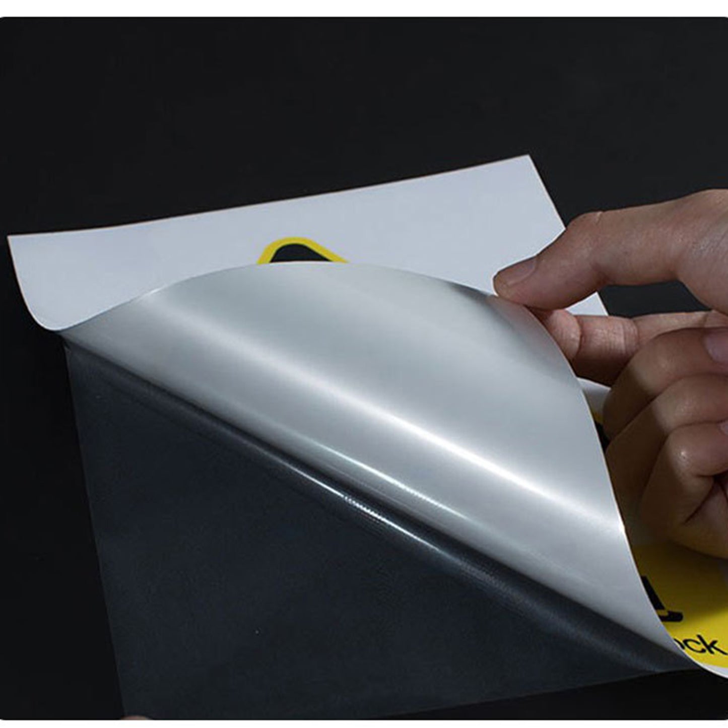 Durable Danger Warning Stickers,Safety Labels with Optional Aluminum Backing for Extra Support