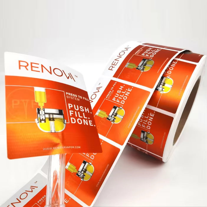 Waterproof Luxury Roll Bottle Labels,Custom Logo Adhesive Stickers for Food & Cosmetic Packaging