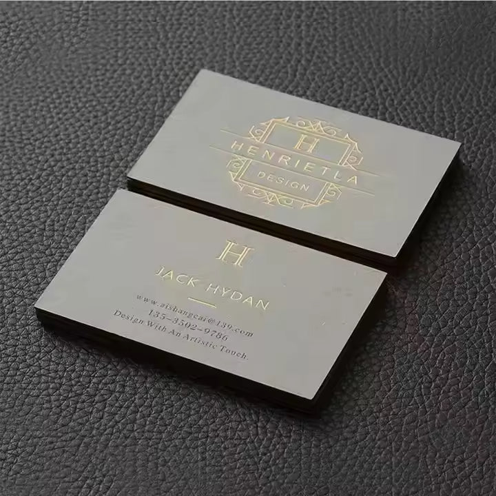 Customized Luxury Business Cards with Logo,Thank You Cards & Premium Hangtag Printing