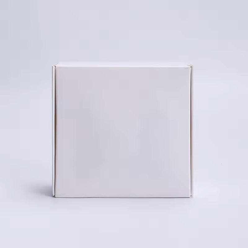 Wholesale Custom Kraft Paper Window Box,White Card Square Aircraft Box for Soap & Mini Packaging