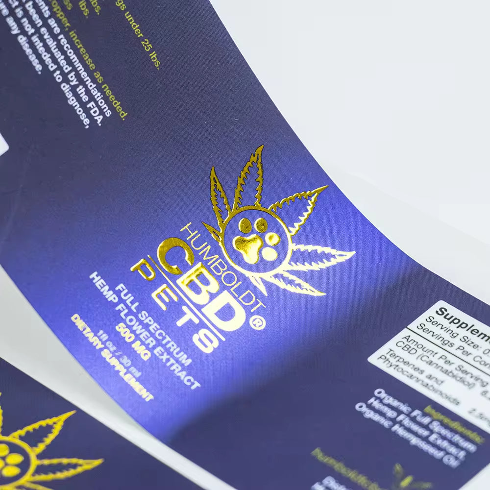 Custom Cosmetics Bottle Labels,Waterproof Vinyl & Foil Gold Adhesive Stickers with Logo Printing