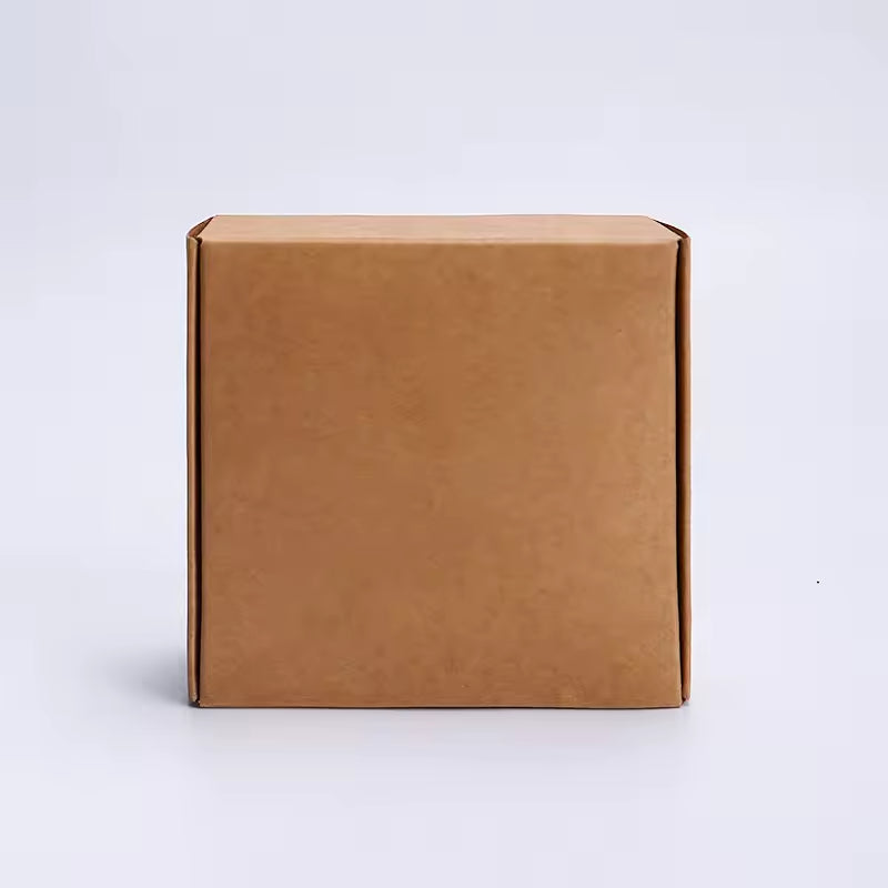 Wholesale Custom Kraft Paper Window Box,White Card Square Aircraft Box for Soap & Mini Packaging